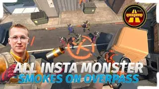 ШОК! 5 ИНСТА СМОКОВ В МОНСТР НА КАРТЕ OVERPASS!