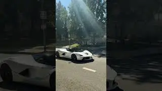 LaFerrari in Hollywood, a $3M hybrid V12 with only 499 units built.#LaFerrari #Hollywood #hypercar