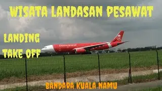 Wisata landasan pesawat Kuala namu, ini jalannya ke tempatnya full dari Lubuk Pakam