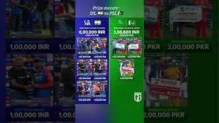 Prize money - IPL 🇮🇳 vs PSL 🇵🇰