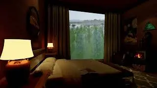 ASMR Rain & Thunder While Reading Book | Sleep, Study, Focus | 3 Hours
