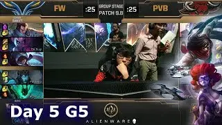 Flash Wolves vs Phong Vũ Buffalo | LoL MSI 2019 Group Stage Day 5 | FW vs PVB