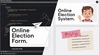 HTML Project || Online Voting System by Using html || HTML Tutorial for beginners