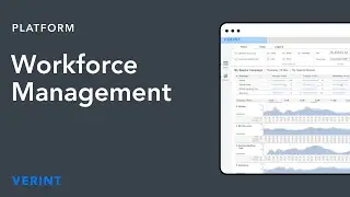 Verint Workforce Management (WFM): Made for the Way You Work