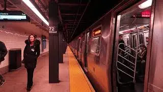 MTA New York City Subway Euclid Avenue Bound Bombardier R179 (C) Local Train @ 72 Street