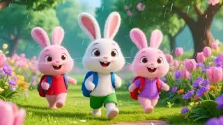 Bài Hát Chú Thỏ Con Đi Tắm Nắng - Ca Nhạc Hoạt Hình Thiếu Nhi Vui Nhộn Wolfoo Cho Bé Ăn Ngon 4K