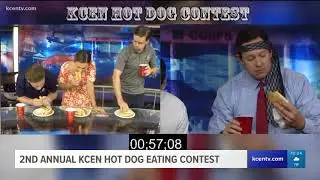 WATCH: Highlights from the second annual KCEN Hot Dog Eating Contest