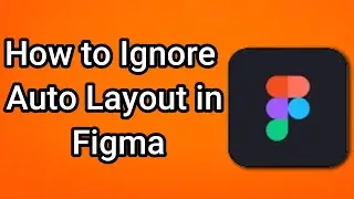 Как игнорировать автоматическую компоновку в Figma