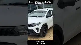 New Renault Triber Authentic Base Model 2025 Facelift 🔥 #renault #triber #facelift #renaulttriber