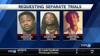 Suspects in Des Moines triple homicide request separate trials