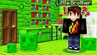 5 способов разыграть своего младшего брата с помощью слайма! (Minecraft)