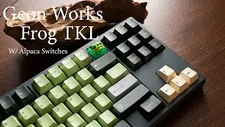Geon Works Frog TKL, Aluminum Plate, Alpaca Switches, Sound Test