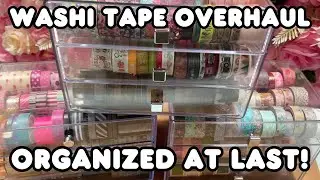 Washi Tape Organization CHAOS to CALM in 2025!