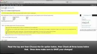 Google Apps - Switching Accounts
