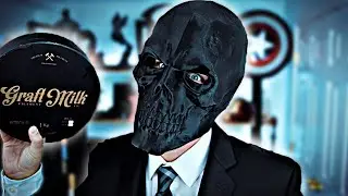 3D Printed Black Mask Replica Prop Batman / Birds of Prey - Graft Milk Matte PLA