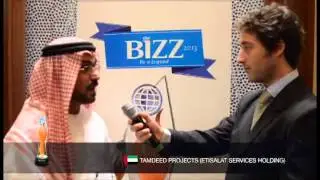 THE BIZZ 2013 -  INTERVIEW TAMDEED PROJECTS (ETISALAT SERVICES HOLDING)