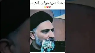 Islam K usool Qaid Nhe Azadi Hy | Allama Syed Nusrat Abbas Bukhari | shia status
