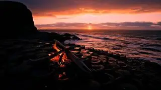 🔥 Coastal Firelight 4K &ndash; Gentle Campfire Ambience by the Sea for Sleep & Relaxation Thumbnail