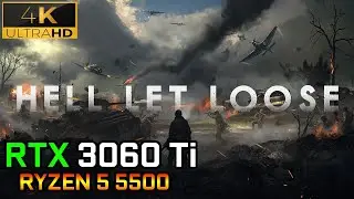 Hell Let Loose | RTX 3060 Ti + Ryzen 5 5500 | 1080p, 1440p and 4K | Benchmark