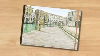 Jiro Taniguchi Venice (Louis Vuitton Travel Book) book flip