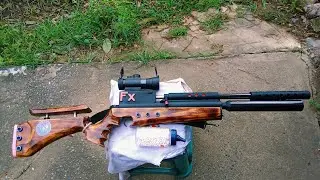PVC toy gun Butane powered firing test