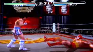 Game Play  Playstation 2 -Rocky Vs Ivan Drago