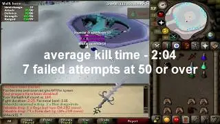 Comparing dwh to bgs at Vorkath