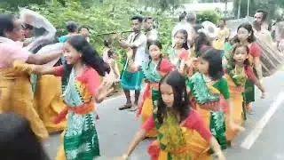 Welcome Ceremony,Apurna Narzary captain,U-20 Women's National Football Team by BihungClub,KOKRAJHArR