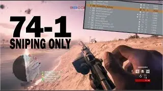 74-1 WITH SMLE MARKSMAN! | BATTLEFIELD 1 SCOUT GAMEPLAY