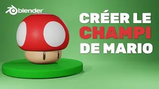 Tuto: Modéliser le champignon de Super Mario sous Blender