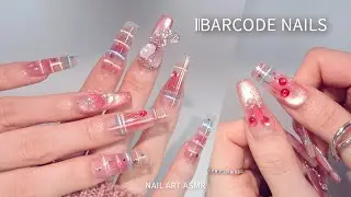 Бип! Магнитные баркод-ногти 🍒 Полный процесс