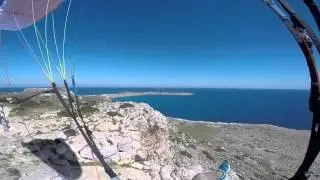 Paragliding at Cape Greko (Cyprus)