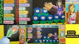 Creative School Board Decoration Ideas | Easy & Beautiful Notice Board Design for School Walls