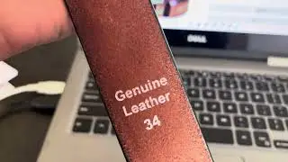 Personalised Leather Belt for Men
