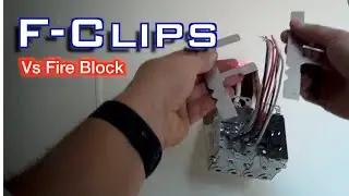 Electrical hack - F-clips vs fire block