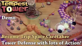 Tower Defense with lots of Action! - Let's Try Tempest Tower [Demo]