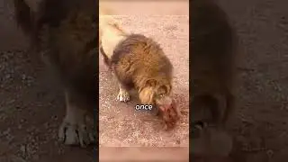 Необычная дружба ЛЬВА и таксы #шорты