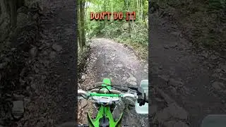 Don't engine brake with a 2 stroke! - 2 stroke dirt bike - Kawasaki kx250 - Husqvarna te150 - AOAA