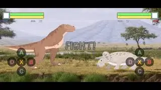 T-rex fights dinosaurs Stronger T-rex vs all dinosaurs