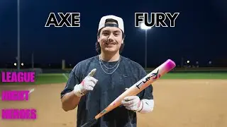 Hitting with the new 2025 AXE FURY 1-PIECE | LNH Slow-Pitch Softball Bat Review | PR KILLER