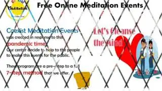 Freedom Sunday online Meditation events