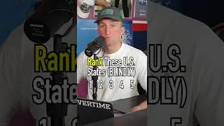 Rank These States Blindly!! United States! #shorts #states #rankings #blind #boston #usa
