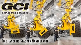 GCI Overhead Tire Handling Stacker Manipulator (Heavy Industrial Lift)