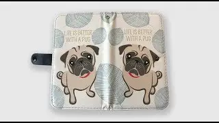 Life is better with Pug - Wallet Phone Case