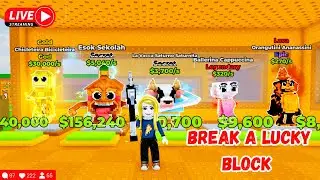 BREAK A LUCKY BLOCK LIVE STREAM 🔴 | PLAYING ROBLOX | LIVE GAMEPLAY