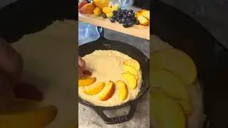 PeachTarine Blueberry Fruit Cake #video #fruits #cake #recipe #easy #homemade #baker #athome #tryit