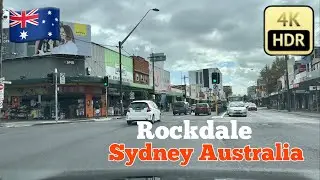 Sydney Australia [4K HDR City Suburbs  Driving Tour ] Rockdale To O'Riordan Street Alexandria