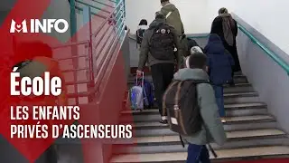 La galère d'une école marseillaise privée d'ascenseur
