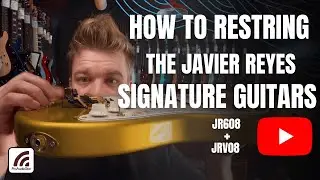 Javier Reyes - Animals As Leaders | How to Restring a Signature Model with a Floyd Rose Tremolo!