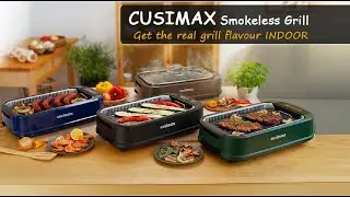 Indoor Electric Grill Griddle Smokeless Portable BBQ Grill, Non-stick Removable Plates #Aone Deals